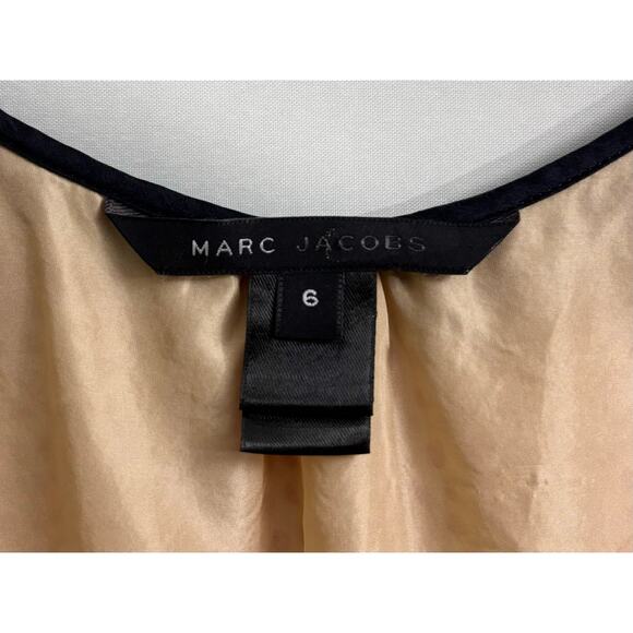 Marc Jacobs Vintage 90s White Red Polka Dot Silk Halter Sleeveless Dress Size 6 - Picture 10 of 11